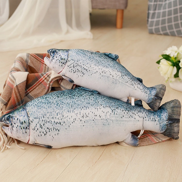 Salmon Fish Soft Stuffed Plush Pillow Toy