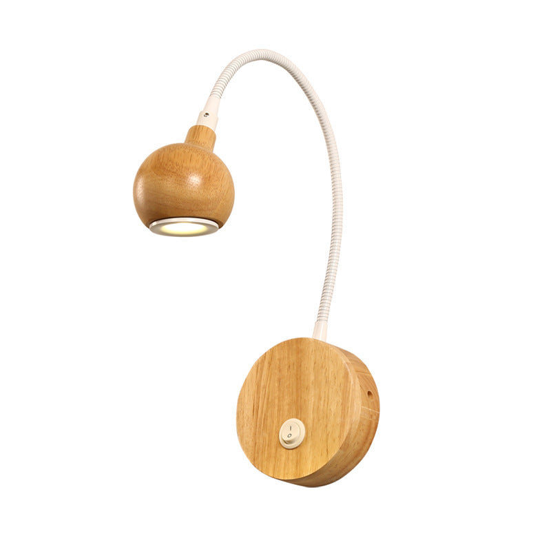 Creative Nordic Bedroom Bedside Wall Lamp Simple Modern