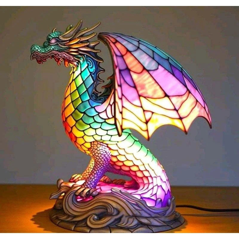 3D Resin Animal Night Light – Color Changing Elephant, Owl, and Cat Desk Lamp – USB Powered Decorative Table Light for Bedroom or Kids' Room