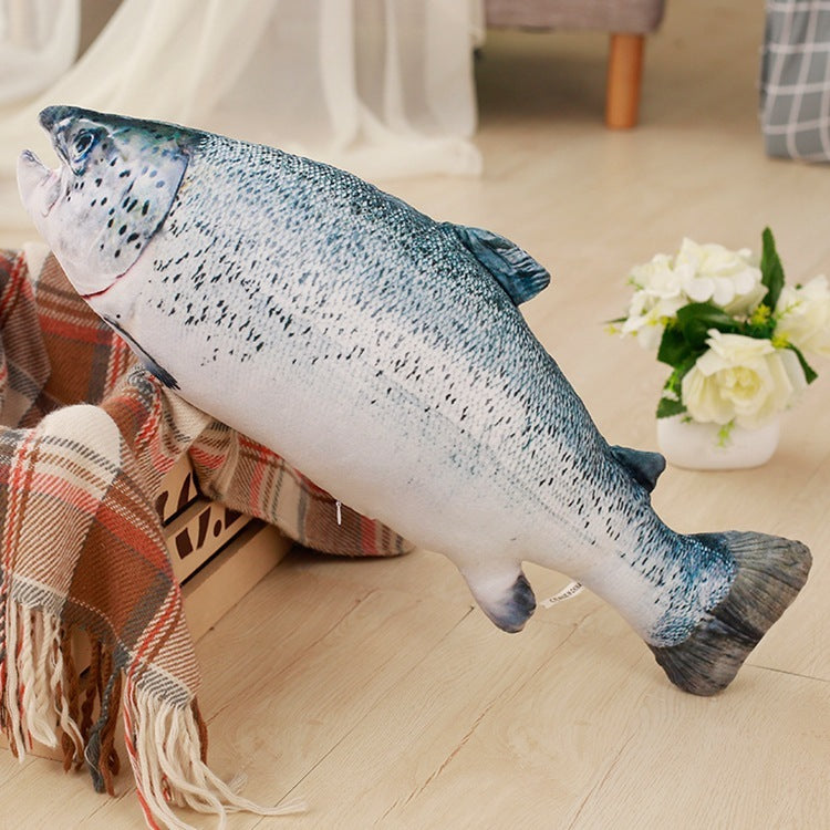Salmon Fish Soft Stuffed Plush Pillow Toy