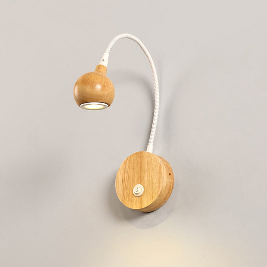 Creative Nordic Bedroom Bedside Wall Lamp Simple Modern
