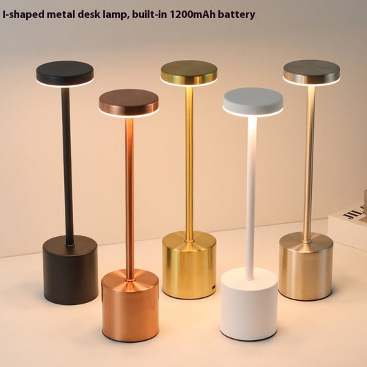 LED Rechargeable Bedside Dining Table Small Night Lamp