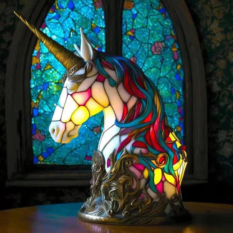 3D Resin Animal Night Light – Color Changing Elephant, Owl, and Cat Desk Lamp – USB Powered Decorative Table Light for Bedroom or Kids' Room